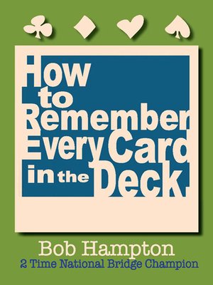 cover image of How to Remember Every Card in the Deck